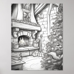 メリークリスマスアダルトカラーリング ポスター