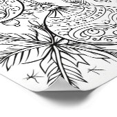 メリークリスマスアダルトカラーリング ポスター (角)