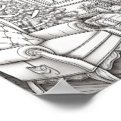 メリークリスマスアダルトカラーリング ポスター (角)