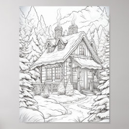 メリークリスマスアダルトカラーリング ポスター