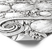 メリークリスマスアダルトカラーリング ポスター (角)