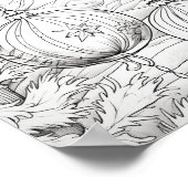 メリークリスマスアダルトカラーリング ポスター (角)