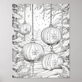 メリークリスマスアダルトカラーリング ポスター