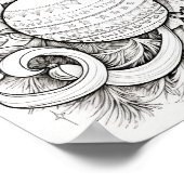 メリークリスマスアダルトカラーリング ポスター (角)