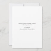 メリークリスマスアボカドガグホリデーグリーティング (裏面)