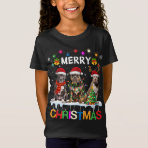 メリークリスマスアメリカンヘビーサンタ Tシャツ