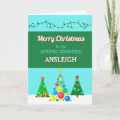 メリークリスマスアメージング孫カード シーズンカード (正面)