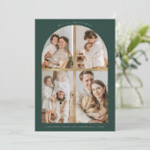 メリークリスマスアーチフェイク金箔4枚 シーズンカード (スタンド正面)