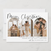 メリークリスマスアーモダンチフォトホリデーカード シーズンカード (正面)