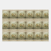 メリークリスマスイエズラッピング紙シート ラッピングペーパーシート (正面2)