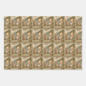 メリークリスマスイエズラッピング紙シート ラッピングペーパーシート (正面)