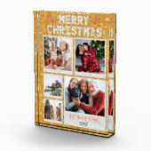 メリークリスマスイエロードードルズ5フォトファミリークリスマス フォトブロック (右)