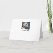 メリークリスマスイエローラブラドールレトリバー シーズンカード (裏面)