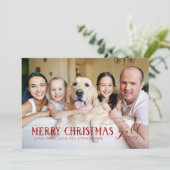 メリークリスマスイオールファミリーフォトカード シーズンカード (スタンド正面)