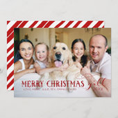 メリークリスマスイオールファミリーフォトカード シーズンカード (正面/裏面)