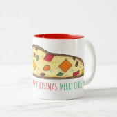 メリークリスマスイタリアンベーカリーホリデービスコティ ツートーンマグカップ (正面右)
