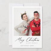 メリークリスマスインスタントフォトミニマリスト (正面)