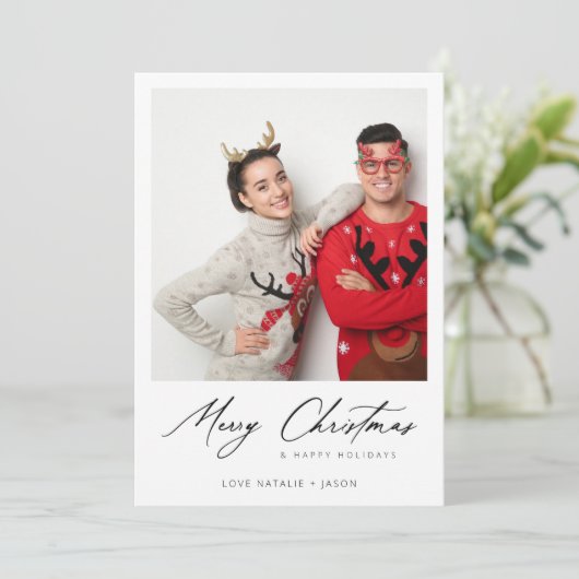 メリークリスマスインスタントフォトミニマリスト (スタンド正面)