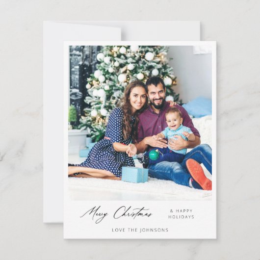 メリークリスマスインスタントフォトミニマリスト – V Small (正面)