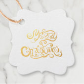 メリークリスマスインファンキー文字 フェイバータグ (正面)