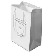 メリークリスマスインポーランドウェゾワチシブウィントカスタム ミディアムペーパーバッグ (裏面アングル)