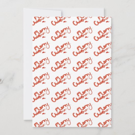 メリークリスマスイン絵を描パズル/ジグソー シーズンカード (正面)