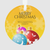メリークリスマスウィズフェスティバルホリデーオーナメント オーナメント (裏面)