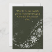 メリークリスマスウィズ引用文ホリデーカード シーズンカード (裏面)