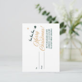 メリークリスマスウィッシュホリデーカード シーズンカード (スタンド正面)