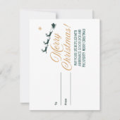 メリークリスマスウィッシュホリデーカード シーズンカード (正面)