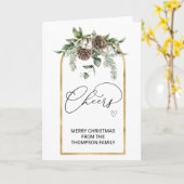 メリークリスマスウィッシュ応援ギフトfor Friends Wi カード (黄色い花)