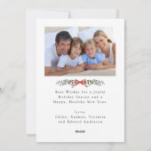 メリークリスマスウィッシュ2写真 シーズンカード (裏面)