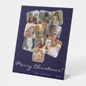 メリークリスマスウィットブラック10フォトコラージュ 台座サイン (正面)