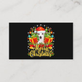 メリークリスマスウィペットママパパクリスマス エンクロージャーカード (正面)