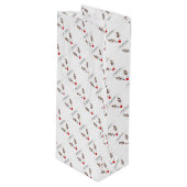 メリークリスマスウィンキングルドルフ ワインギフトバッグ (正面アングル)