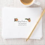 メリークリスマスウィンターグリーン差出人住所 ラベル (インサイチュ)