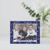 メリークリスマスウィンターコンステレーション家族写真 シーズンポストカード (スタンド正面)