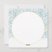 メリークリスマスウィンターシーンの写真 シーズンカード (裏面)