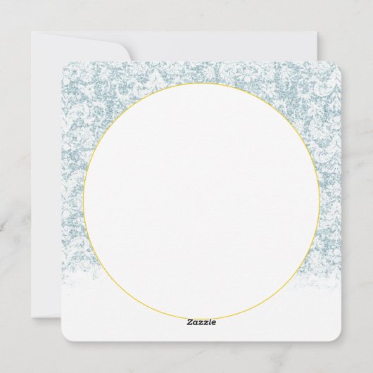 メリークリスマスウィンターシーンの写真 シーズンカード (裏面)