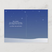 メリークリスマスウィンターシーンルーフトップスホリデーズ 案内ポストカード (裏面)