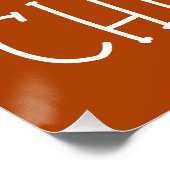 メリークリスマスウィンタースノーフレークタイポグラフィ ポスター (コーナー)