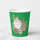 メリークリスマスウィンタートリート紙カップ 紙コップ (正面)