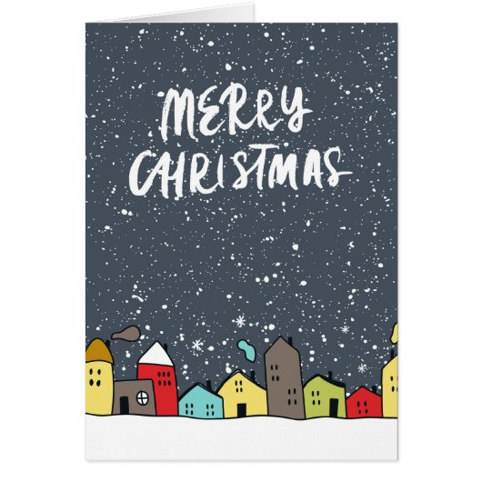 メリークリスマスウィンターハウスイラストレーション (正面)