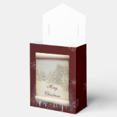 メリークリスマスウィンターパーチメントイラストレーション フェイバーボックス (オープン)