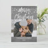 メリークリスマスウィンターフォトカード シーズンカード (スタンド正面)