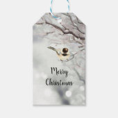 メリークリスマスウィンターフロストバード自然 ギフトタグ (正面)