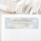メリークリスマスウィンターフロスト差出人住所 ラベル (インサイチュ)