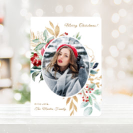 メリークリスマスウィンターブーケの写真 シーズンカード