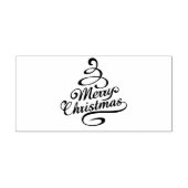 メリークリスマスウィンターホリデーズツリー セルフインキングスタンプ (デザイン)