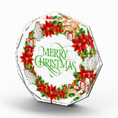 メリークリスマスウィンターホリデーリースフォトブロック フォトブロック (右)